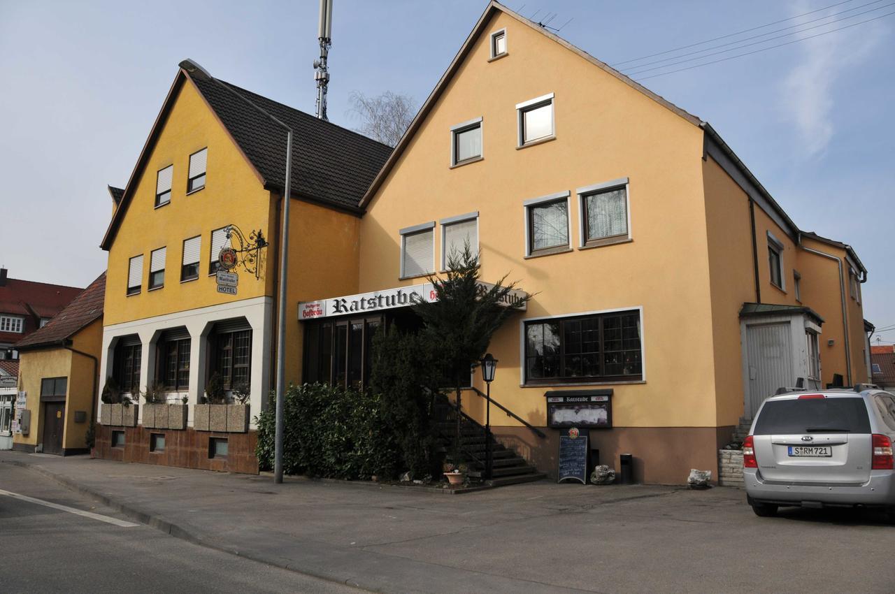 Hotel Gasthof Ratstube Kirchheim unter Teck Bagian luar foto